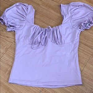 Purple dressy shirt, size small